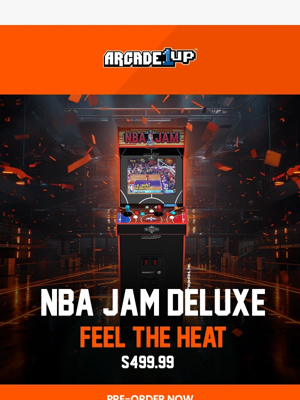 Arcade1Up - ?? Be the First to Jam! Pre-order Your NBA JAM Deluxe Arcade Machine Now!