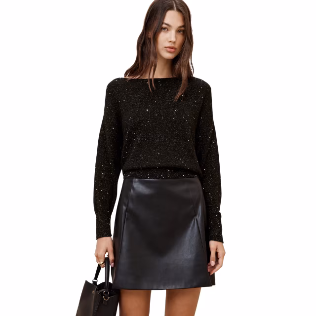 Banana Republic Factory Asymmetrical Sequin Sweater