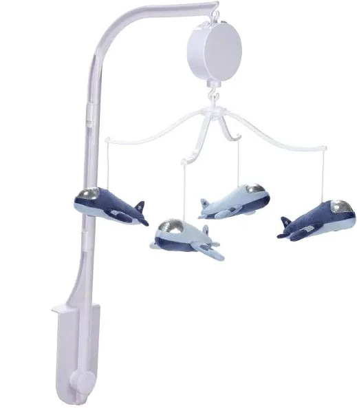 Bedtime Originals Little Aviator Musical Baby Crib Mobile Soother Toy