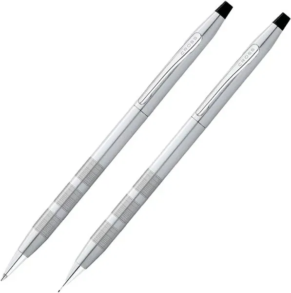 Cross Classic Century Satin Chrome Ball-point Pen and Pencil Set