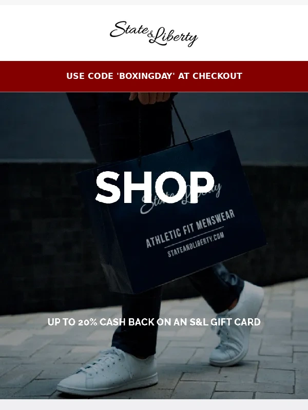 State and Liberty - Ends At Midnight: One-Day Boxing Day Deal