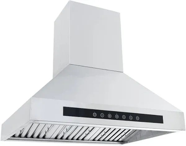 Proline PLJI 102 Island Range Hood – 1200 CFM Stainless Steel