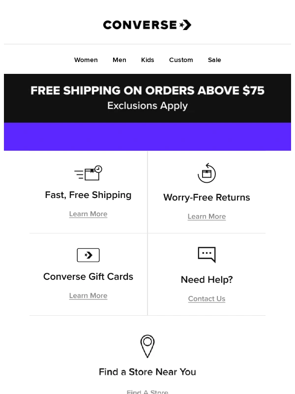 Converse - Get 30% off NEW colors