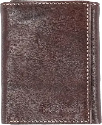 Steve Madden Men's RFID Trifold Wallet (Brown/Antique) $7.99 + Free Shipping w/ Prime or on $35+