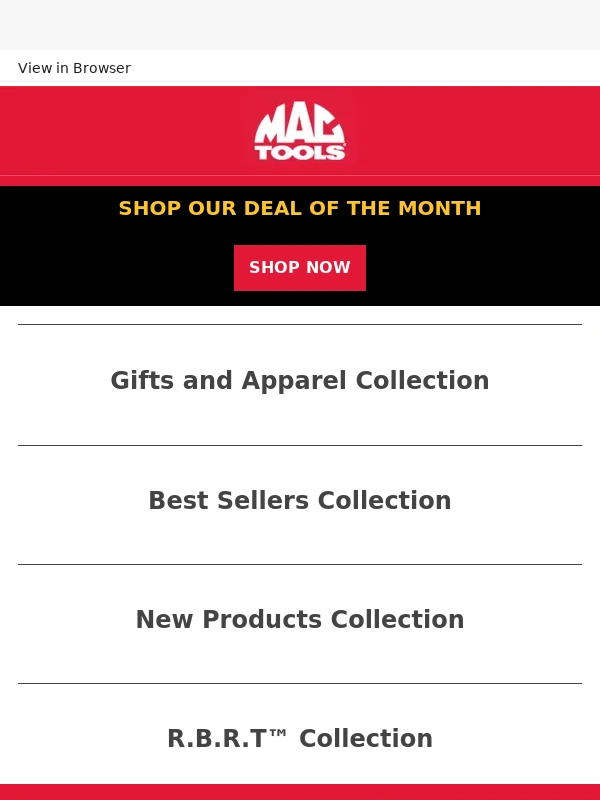 Mac Tools - April Deal of the Month Awaits!