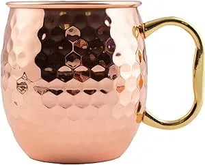 Cambridge - 20 Oz Hammered Copper Moscow Mule Mug, 9283M3MCCB3BM