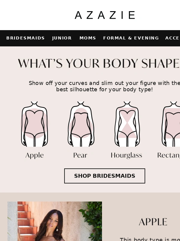 Azazie - Find the Perfect Fit for Your Shape!