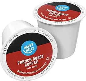 100-Count Happy Belly Dark Roast Coffee K-Cups (French Roast)