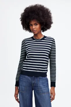 Madewell Mixed-Yarn Striped Sweater