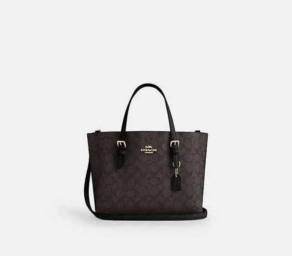 Coach Women's Mollie Tote Bag 25 in Signature Canvas