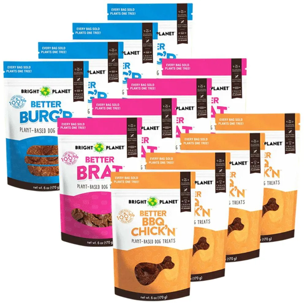 Bright Planet Pet Better Dog Treat 12-Pack