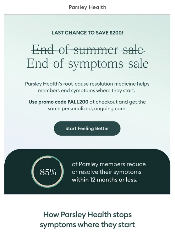 Parsley Health - This is the end…