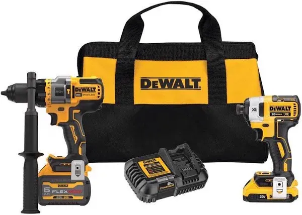 DeWalt 20V Max Brushless Hammer Drill/Driver 2 Tool Combo Kit