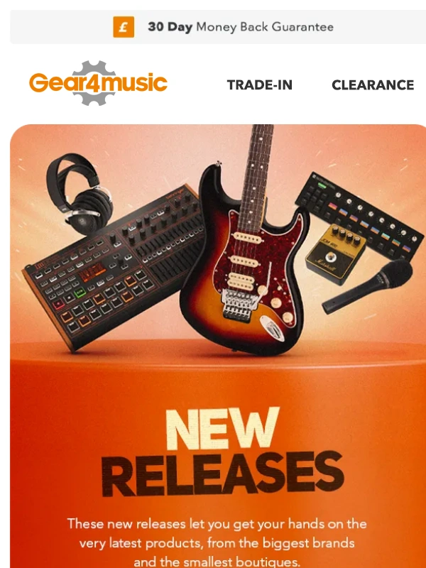 Gear4Music - The Latest & Greatest New Releases