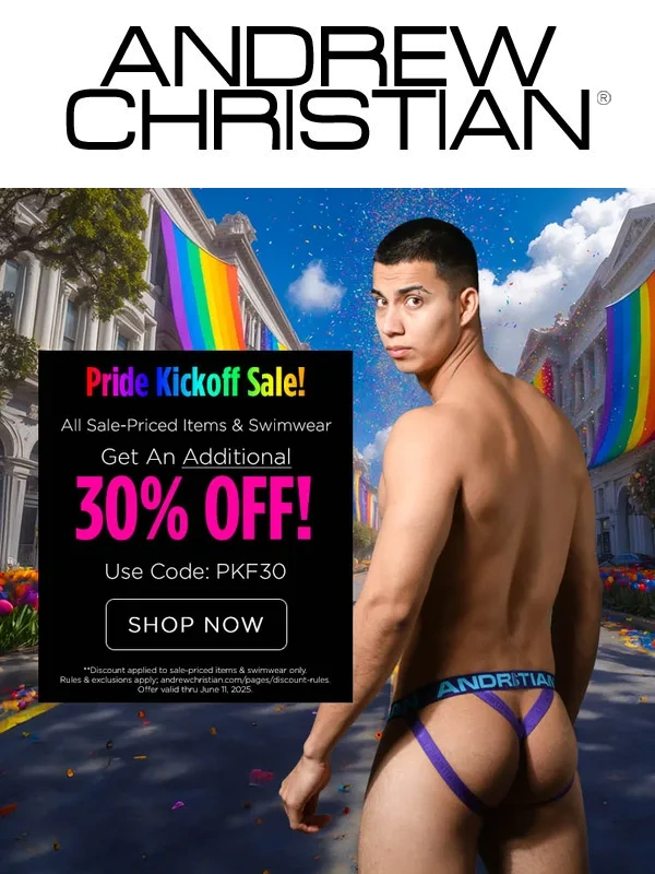 Andrew Christian - All Sale + Swim Items ✨ 30% OFF
