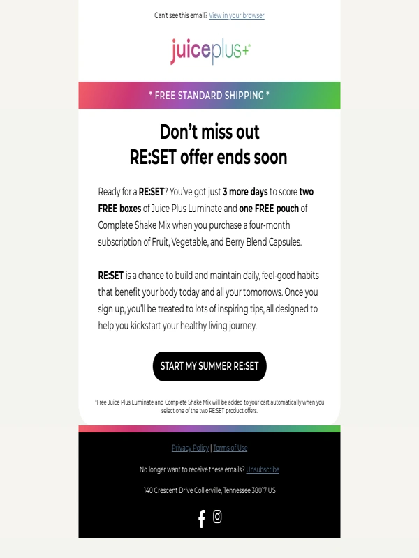 Juice Plus - Last chance: two free feel-good products worth $127 ✨