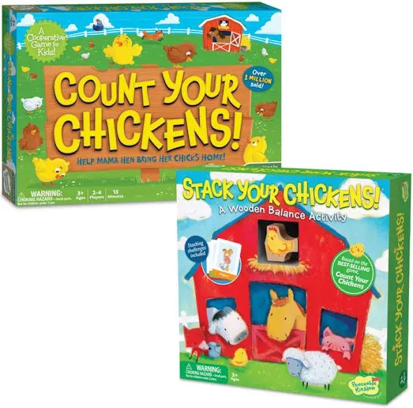 MindWare Count Your Chickens Game and Stacker Set