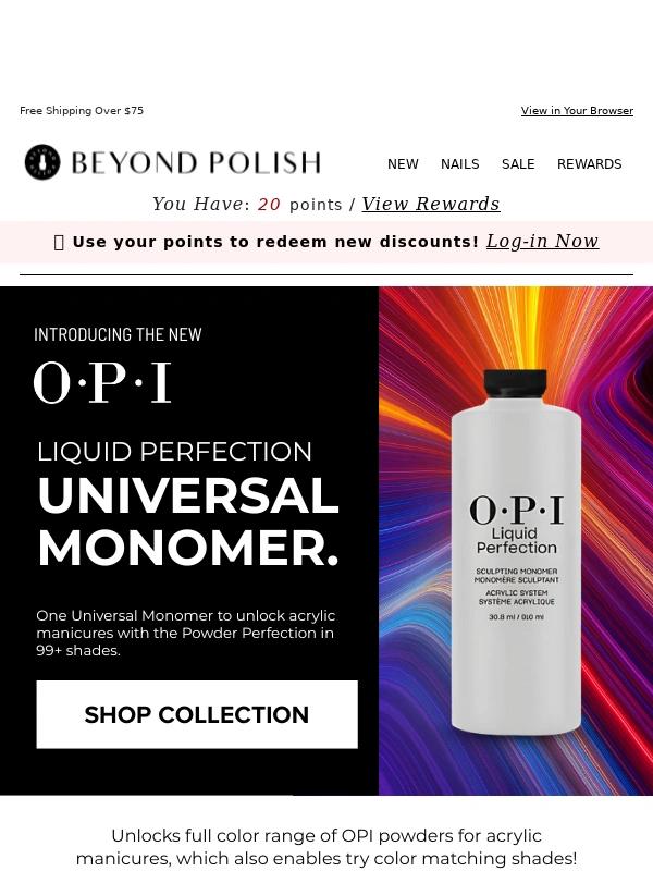 BEYOND POLISH - ? OPI's NEW Universal Monomer + 20 Fresh Dip Colors!