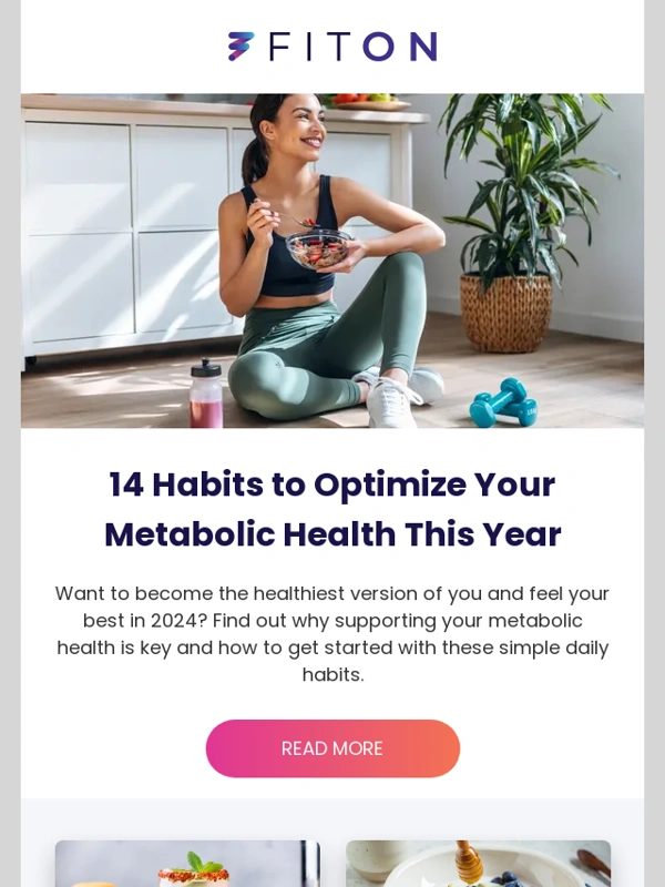 Fiton - ? 14 habits to optimize your metabolic health this year