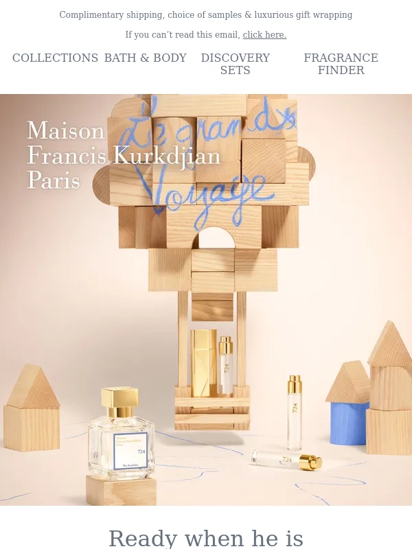 Maison Francis Kurkdjian - A Father’s Day gift – uniquely his