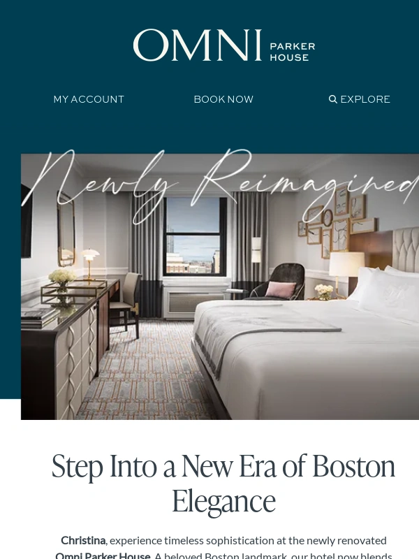 Omni Hotels - ?️ Discover the Newly Reimagined Omni Parker House ?