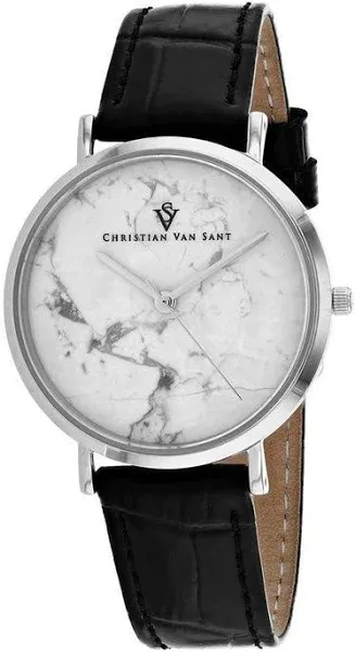 Christian Van Sant Women's Lotus White Dial Watch