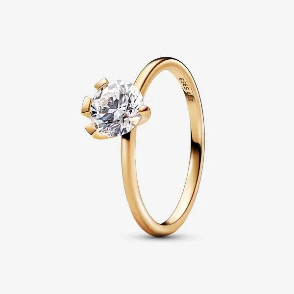 Pandora Nova 14K Gold Lab-Grown Diamond Ring