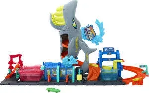 Hot Wheels City Ultra Shark Car Wash