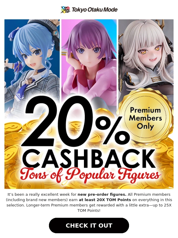 Tokyo Otaku Mode - ✨ Bonus TOM Points on new figures ✨ - Weekly Round Up