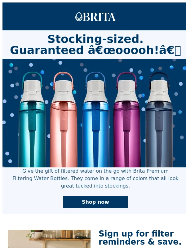 BRITA - Gift hack: The perfect stocking stuffer for everyone! ?