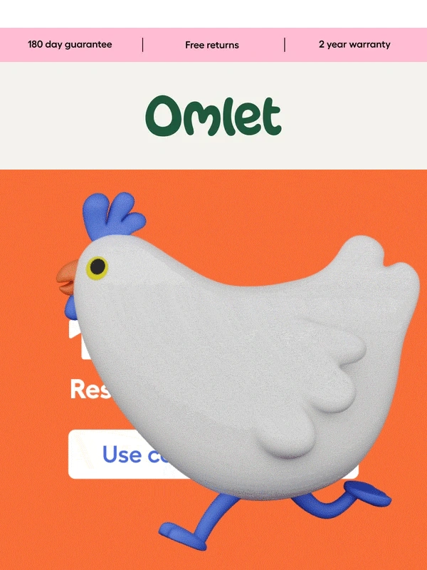 Omlet - 15% off with code: NEWYEAR