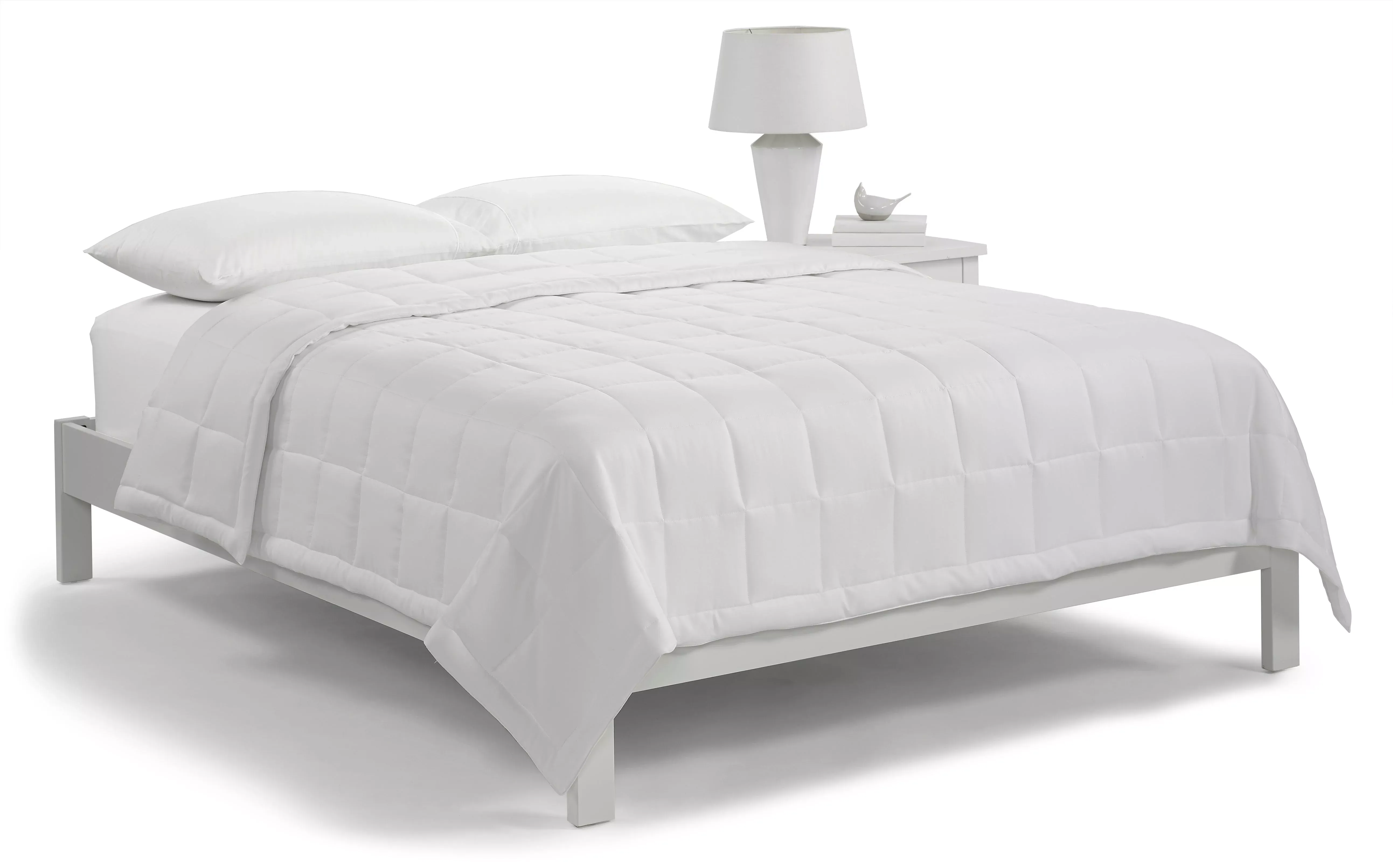 SureFit Serta Comfort Breeze Blanket   White   Twin   Outlet