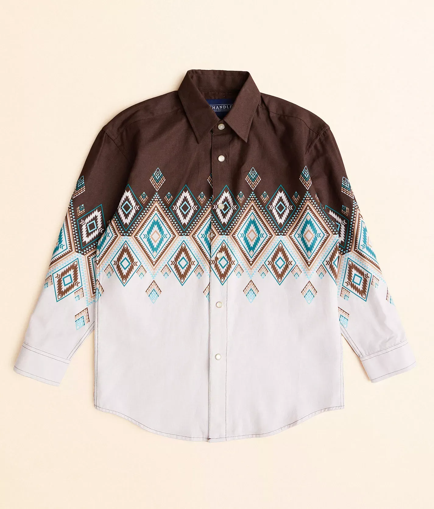 Boys - Panhandle Aztec Border Shirt  - male - Size: Large