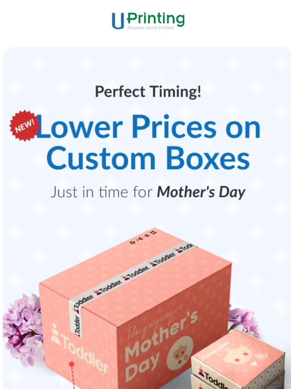 UPrinting - Price Drop! Score Savings on Custom Boxes