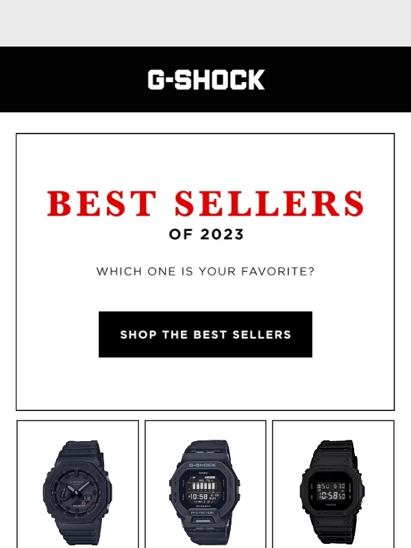 CASIO CA - All of our Best Sellers of 2023