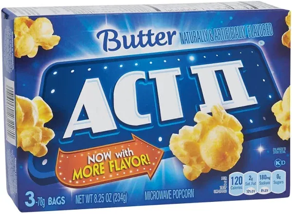 Act II Butter Microwave Popcorn