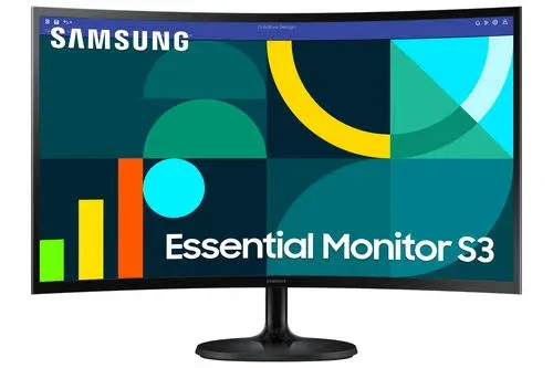 Samsung 27 Essential S3 Series FHD Curved Computer Monitor