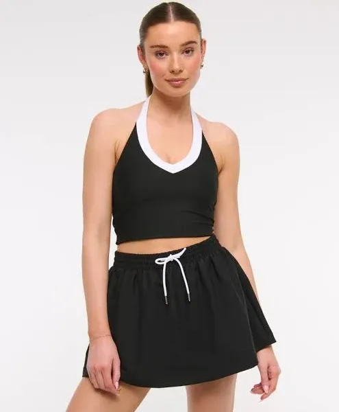 Abercrombie & Fitch Women's sculptLUX High Rise Flirty Skirt