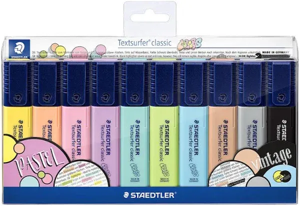Staedtler Textsurfer Highlighter Wallet of 10