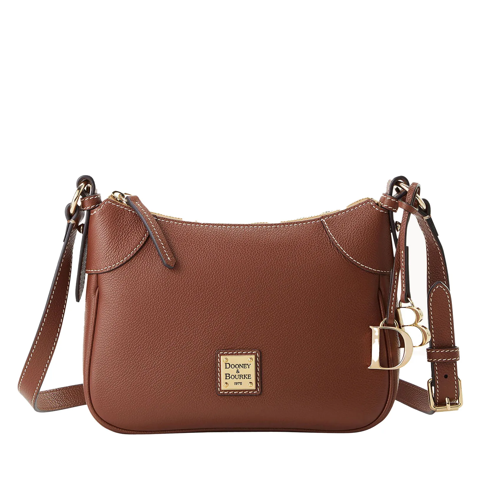 Dooney & Bourke Women's Sorrento Leather Crossbody Hobo 22 Bag