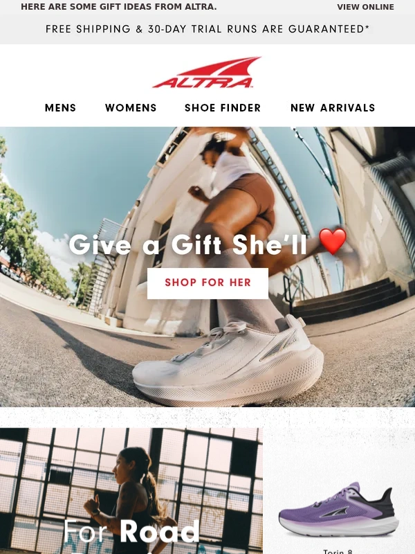 Altra Running - We make it easy to celebrate her ?