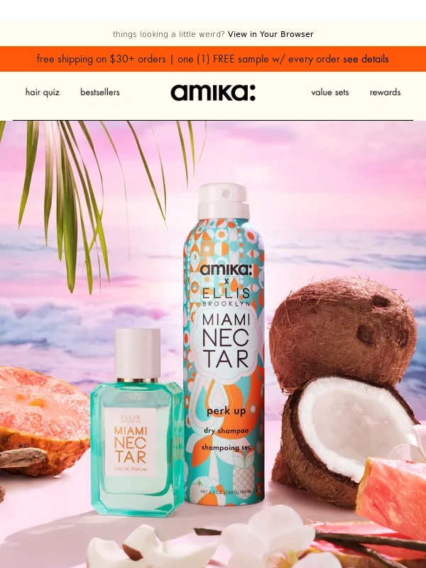 Amika - Vacay is a strand refresh away ?