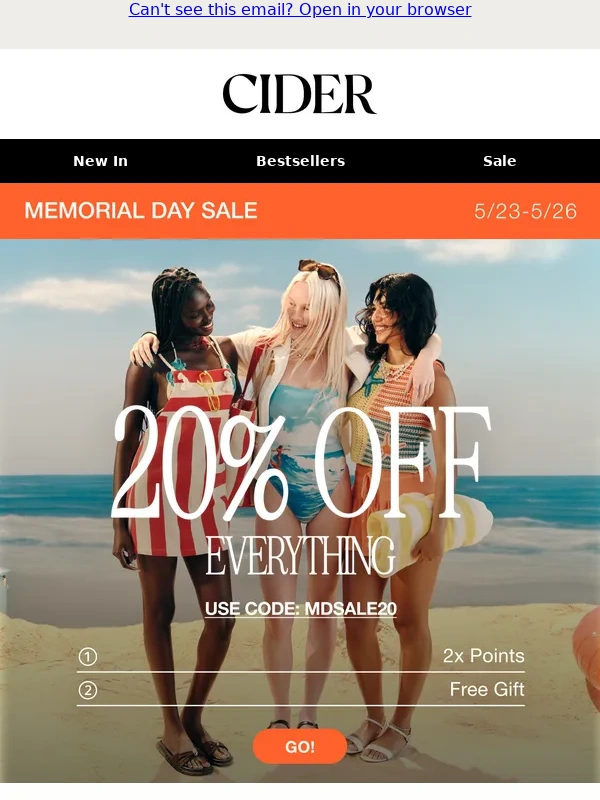 Shopcider - ?️? MEMORIAL DAY SALE!