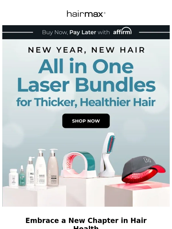 HairMax - Big Savings on Hair Transformation Bundles