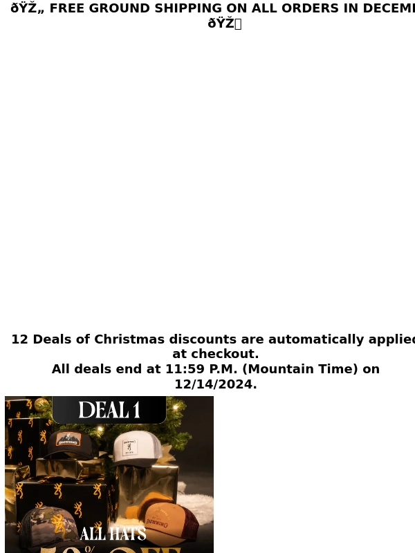 Browning - Deal 10 - The 12 Deals of Christmas ?