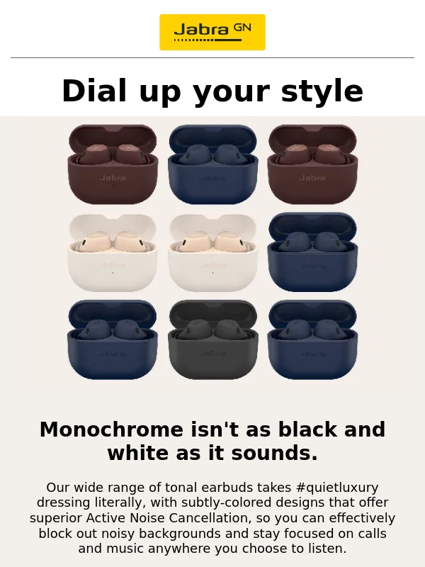 Jabra - Earbuds in tune with your style