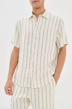 Vince Mesa Stripe Casual Shirt