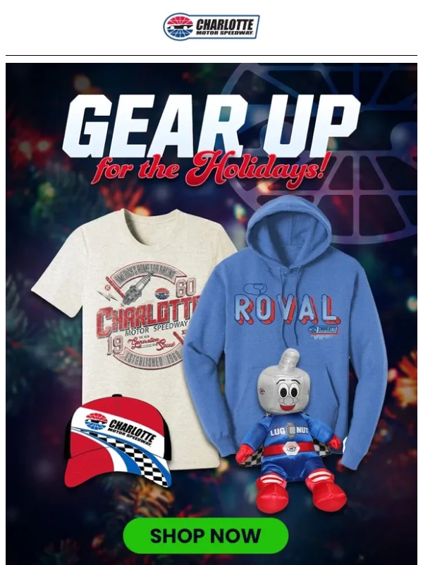 Charlotte Motor Speedway - Rev Up Christmas With The Ultimate Stocking Stuffers