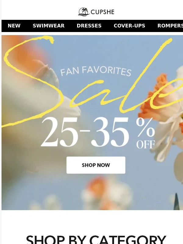 Cupshe - Only 4 Hours Left! Don't Miss 35% Off!