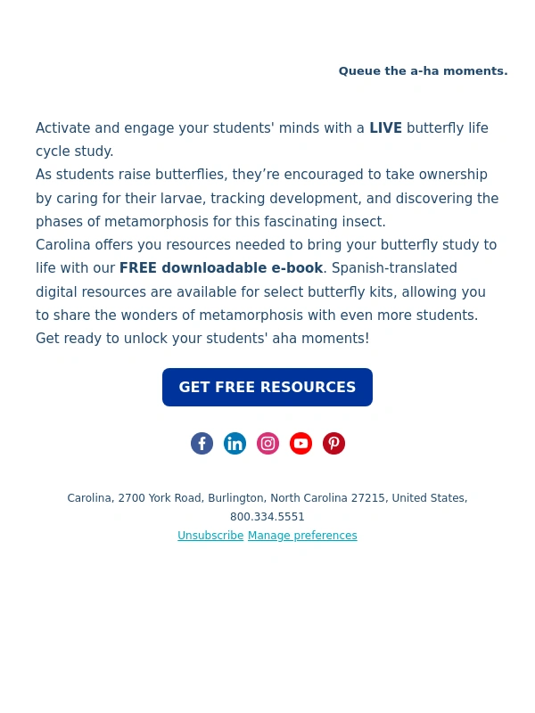 Carolina - Check out our FREE eBook to teach life cycles